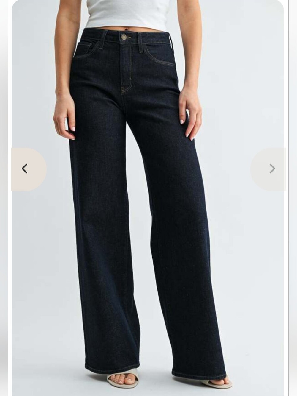 Just Black Wide Leg Jeans